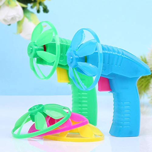 Livoty Kids Flying Saucers Disc Flywheels Sporting Toys Children Sport Outdoor Activity (Random Color) - Thumbnail 4