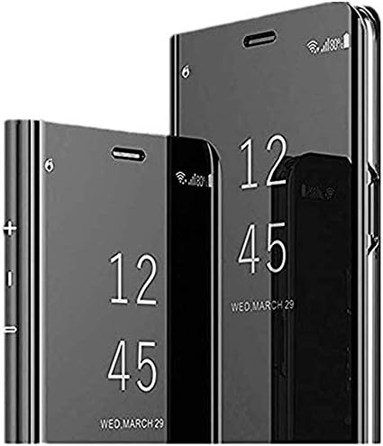 Mirror Samsung Galaxy A7 2018 Case - Samsung Galaxy A7 2018 Case Metal Plating Smart Flip Protective Makeup Mirror Case