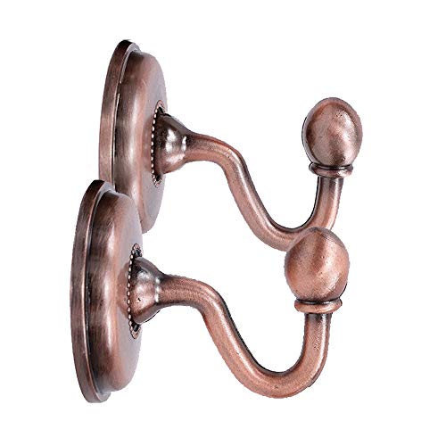 Smdoxi European Style Curtain Hook, Viscous Multi-Functional Anti-Slip, Suitable for All Kinds of Hangers, Kitchen (2 Packs)