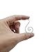 T-Antrix Ornament Hooks, Christmas Ornament Hangers, Christmas Tree Hanger Baubles Ball Metal Hooks Xmas Decoration S Hooks, 45mm 100 PCS