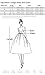 Anni Coco Women's 1950s Cap Sleeve Swing Vintage Party Dresses Yellow Small