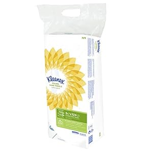 Kleenex Ultra 7979 Handdoeken Met Interfold-Vouw, 2-Laags, 5 X 124 Doeken, Wit
