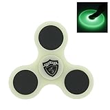 Nicpay EDC Fidget Hand Spinner Toy Stress Reducer - Ultra Fast Bearings Fidget Toys for Adults and Kids (Glow In The Dark)