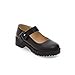 Show Shine Women's Fashion Buckle Platform Chunky Heel Mary Janes Shoes