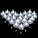AGPTEK 100 PCS Battery Operated LED Flameless Lights - White