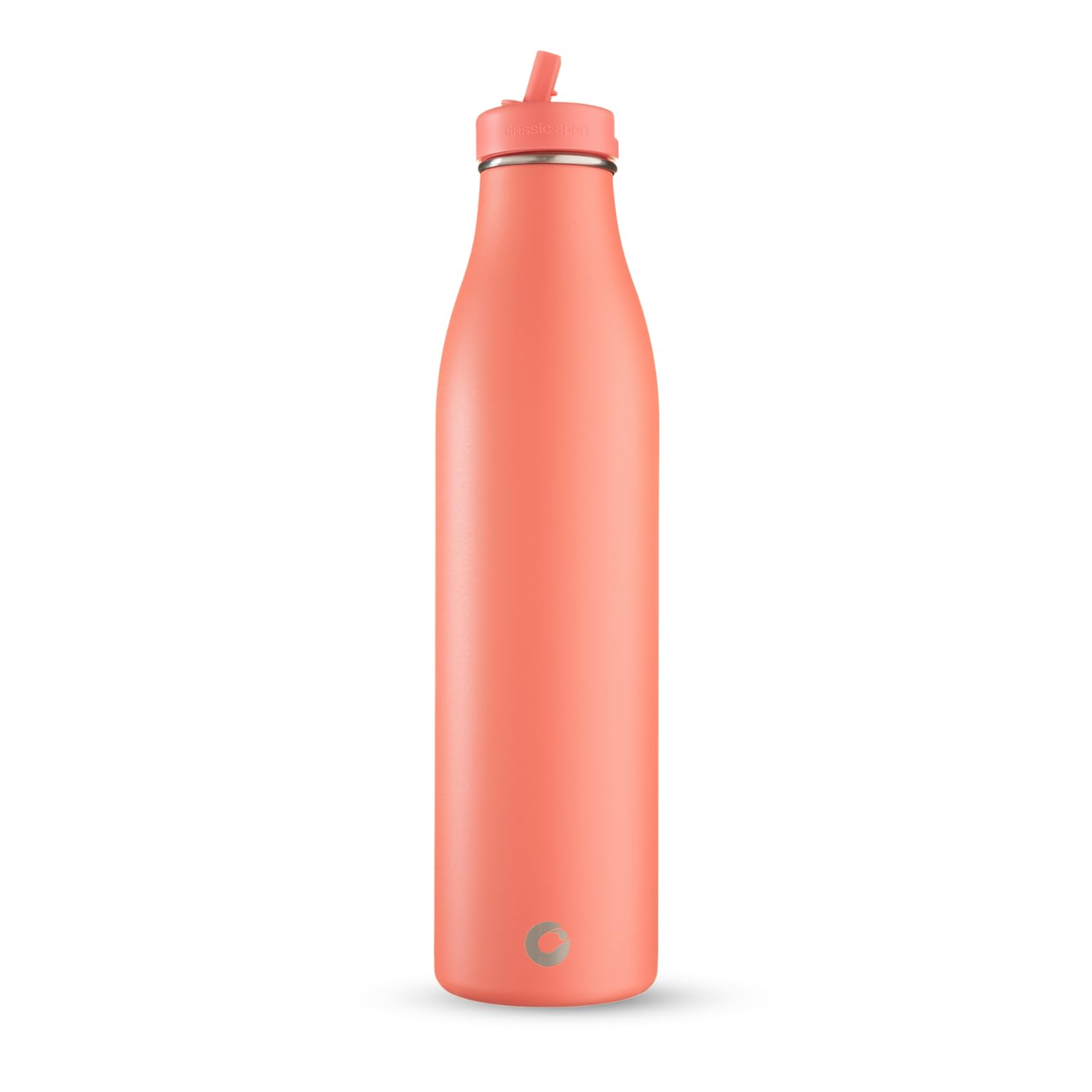 onegreenbottle New Evolution Collection Stainless Steel Bottle, Triple-Walled Isothermal Insulated Water Bottle, 1200ml Leakproof Bottle for Hot and Cold Drinks (Baby Coral)