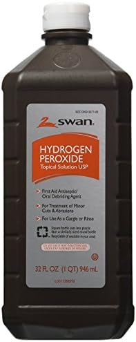 Swan Hydrogen Peroxide Topical EjEIi 32 Ounces (1 Pack)