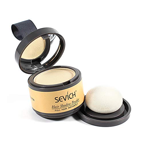 Instantly Hair Shadow - Sevich Hair Line Powder, Quick Cover Grey Hair Root Concealer with Puff Touch, 4g Light Blonde - Thumbnail 3