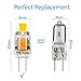 KINDEEP G4 COB LED Bulb, 1W (10W Halogen Bulb Replacement), AC/DC 12V, Not Dimmable, Daylight White 6000K, Pack of 6