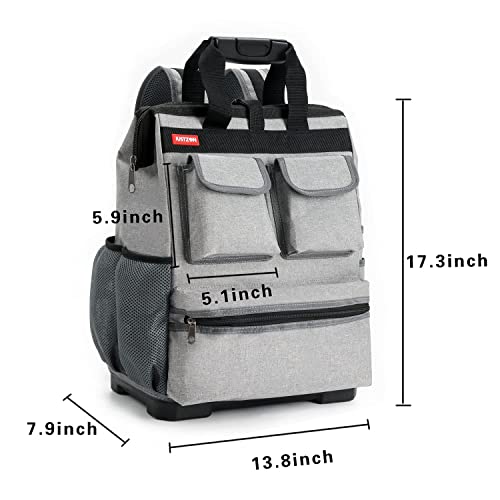 Professional Tool Storage Heavy Duty Tool Backpack With Laptop ...