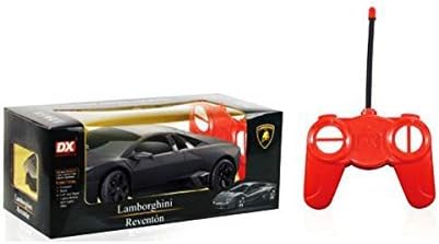 Radio Control Lamborghini Reventon 1:24 With LED Lights (Official Merchandise) - MATT BLACK by DX Lamborghini