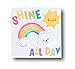 Summer Theme ''Shine All Day'' Gel Window Clings - 20 Piece