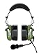 FARO G2-PNR Premium Pilot Aviation Headset with Mp3 Input (Adapters for aviation headset connectors, standard dual GA adapter universal support)-Green