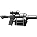 BrickArms Exclusive 2 to 4 Inch Scale Figure Style LOOSE Weapon MGL M32 Multiple Grenade Launcher