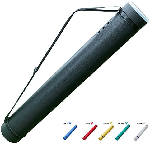 Expanding Document Poster Tube 24.8 Inches up to 40 Inches - 3.5" Diameter Water and Light Resistant - Telescoping for Posters, Artwork and Drawings