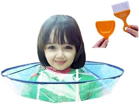 子ども お得 散髪 セット ケープ ミニほうき ちりとり 自宅 家庭 ヘアカット ヘアカラー 理髪 便利 床屋 片付け セルフ