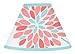 Sweet Jojo Designs Lamp Shade for Modern Turquoise and Coral Emma Bedding Collection