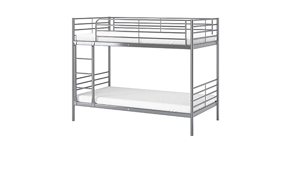 Ikea 2 479 77 Svarta Bunk Bed Frame Silver Color Amazon Ca Home