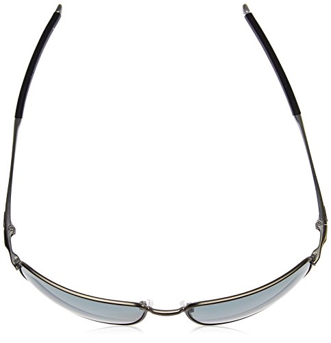 Oakley Square Wire Polarized Rectangular Sunglasses,Carbon,60 mm