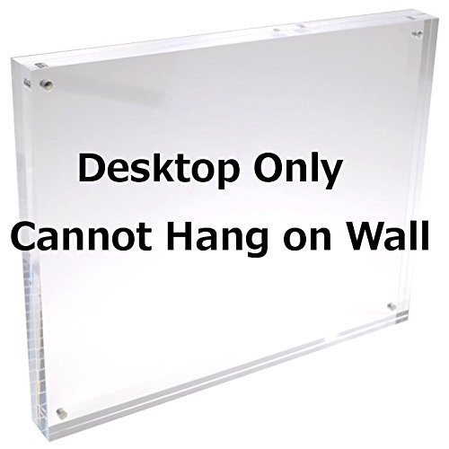 image for C. Itagain 4x6 Clear Acrylic Picture Frame - 20% Thicker Than Standard