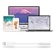 (2 Pack) Lampari Lighting to 3.5mm Headphone Jack aux Cable Adapter Compatible with iPhone 7/7 Plus (iOS 10.2,10.3)-White