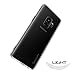 Luvvitt Clarity Case with Light and Slim Flexible TPU Rubber Protection for Samsung Galaxy S9 Plus - Crystal Clear