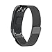 GELISHI for Garmin Vivosmart HR,Accessory Metal Case + Adjustable Watch Replacement Band Fit for Garmin Vivosmart HR Black (No Tracker)