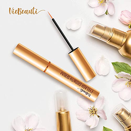 VieBeauti Premium Eyelash Serum and Eyebrow Enhancement Formula, Boosts Lash for Thicker, Fuller