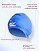 Swim Cap for Long Hair,Thick and Curly Hair Waterproof Silicone Swimming Caps For Women Men And Kids Ear Protection for Swimming Keep Hair Clean Ear Dry With Ear Plugs and Nose Clips