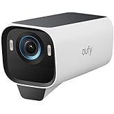 eufy Security eufyCam S3 Pro Add-on Cam, Solar Camera Outdoor Wireless, MaxColor Night Vision, 4K Security Camera with Solar Panel, Face Recognition AI, Expandable Local Storage, No Monthly Fee