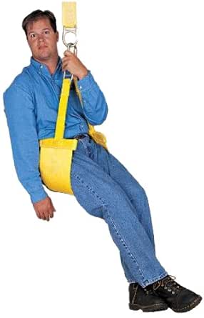 3M Dbi-Sala 1001090 Workseat, With 8-Inch Web Seat Sling And Suspension D-Rings, Size Universal, Yellow (648250165621)
