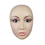 Soft Silicone Realistic Mask, Female Mask with Skin Texture Halloween CD TG Drag
