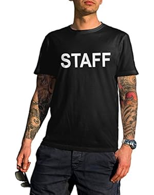Event Staff Crew Concert T-Shirt Two Sides Printing