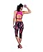 Lookatool Women's High Waist Fitness Yoga Sport Pants (S, Hot Pink)