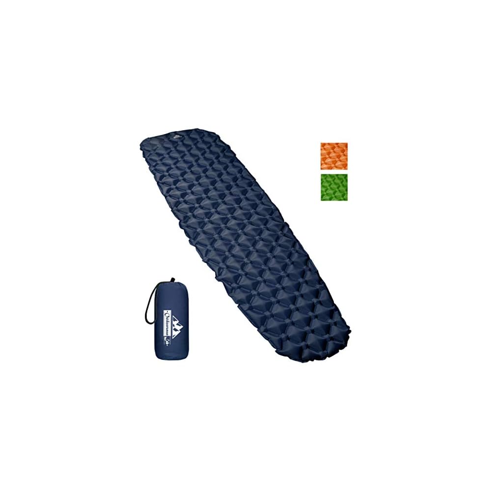 Outdoorsman Lab Camping Sleeping Pad, Ultralight Inflatable Camping Pad