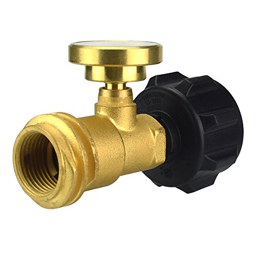 WisMilty Propane Tank Gauge Level Indicator Leak Detector Gas Pressure Meter Universal for RV Camper, Cylinder, BBQ Gas Grill, Heater and More Appliances-Type 1 Connection