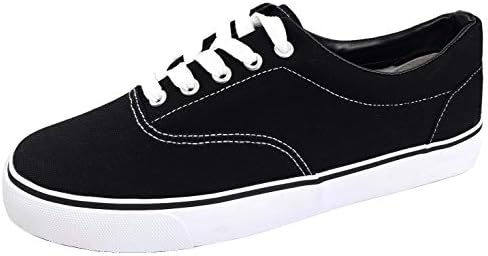 Mens Classic Lace Up Canvas Sneakers