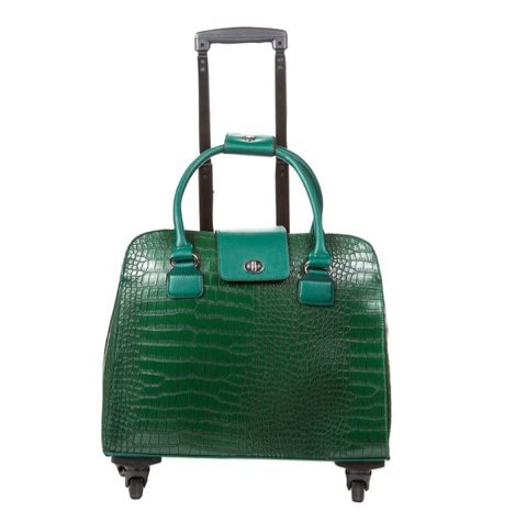 Hang Accessories Women's Croc Vegan Leather TSA Compliant 360