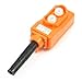 uxcell - a13111600ux0134jp Uxcell a13111600ux0134 Up-Down Rain Proof Hoist Crane Pendant Pushbutton Switch