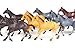 Neliblu Horse Toy Set, 1-Dozen, 6-Inch