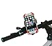 SLLIGHIT Universal Bicycle Accessories Stroller Phone Holder, Adjustable Silicone Handlebar Rack for iPhone X/ 8 Plus / 7 Plus /6 Plus, Galaxy S9 S7 Holds Phones Up to 3.5″ Wide Bike Phone Mountthumb 2