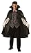 InCharacter Costumes, LLC Men's Midnight Vampire Costume with Vest and Dickie, Black, Large
