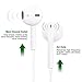 VMwireless 1X Premium Earphone 3.5mm Jack with Mic and Remote For IPHONE 5,5S,5C,6,6S,7,7PLUS,SE,,IPAD AIR,IPAD MINI,IPOD TOUCH , AND SAMSUNG S5,S6,S7,NOTE 4,5,6 (1 pack)