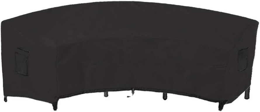 Yolaka Garden Furniture Covers Outdoor Sectional Curved Sofa