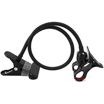 RRecomfit 360-degree Rotating Universal Flexible Long Arm Mobile Phone Holder Mount Lazy Holder Kit Hands Free Mobile Phone Gooseneck Mount for Bed Desktop for iPhone/Samsung/HTC Ect (Black)