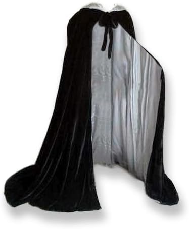 Artemisia DesignsCloak Fully lined in Satin - Medieval Renaissance Hooded Cape - Unisex Got Cosplay Cloak -Wedding Fashion