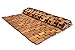 Soothing Styles Large Folding Teak Shower Mat | Mildew Resistant Natural Teak Bath Mat with Non Slip Grips | for Use on Shower Floor or Outside of Bathtub | 27.5