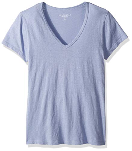 J.Crew Mercantile Women's Short Sleeve V-Neck T-Shirt, Soft Lavender, S
