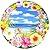 South Pacific Tropical Paradise Party Celebration Plates (16) And Napkins (16)