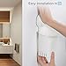 Budget & Good Suction Cup Toothbrush Holder, Wall Mounted Toothbrush Holder for Bathroom Drill-Free Shower Toothbrush Holder Waterproof Hanging Toothbrush Holder for Toothbrush, Toothpaste, Razor